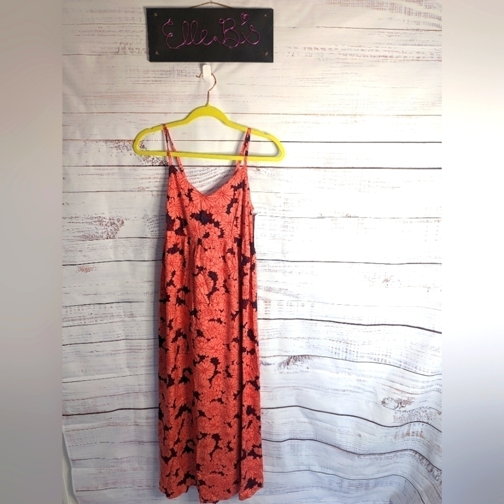 NWT Isabel Pink/ Orange Floral Maternity Dress S